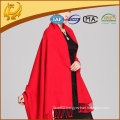 Festive red color bamboo shawls and scarves wholesale pashmina